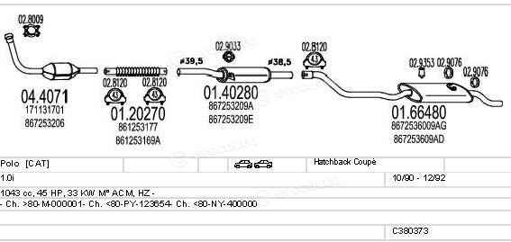 MTS C380373003234