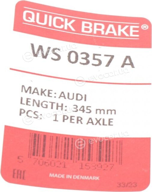 Kawe / Quick Brake WS 0357 A