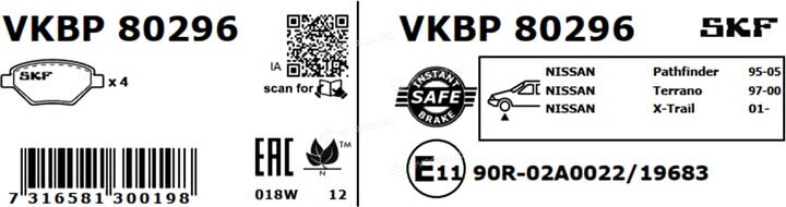 SKF VKBP 80296