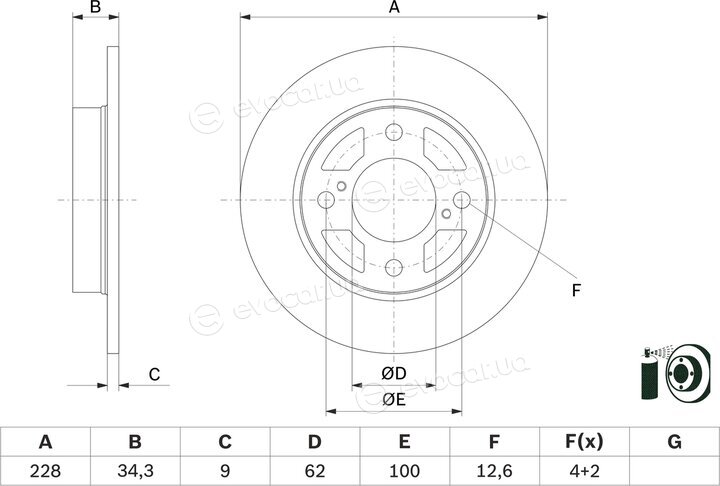 Bosch 0 986 479 F38