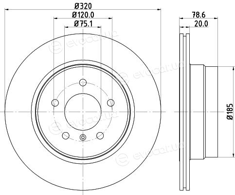 Hella Pagid 8DD 355 114-001