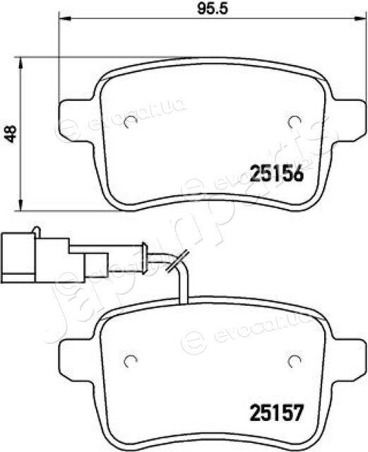 Japanparts PP-0205AF