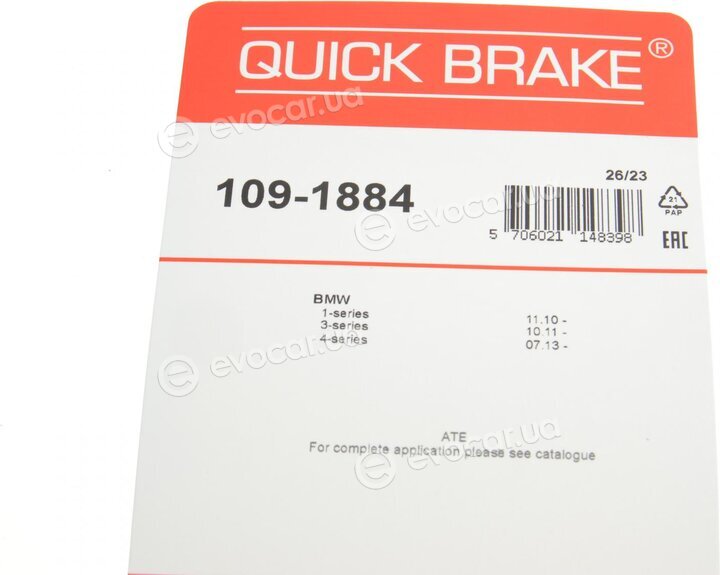 Kawe / Quick Brake 109-1884