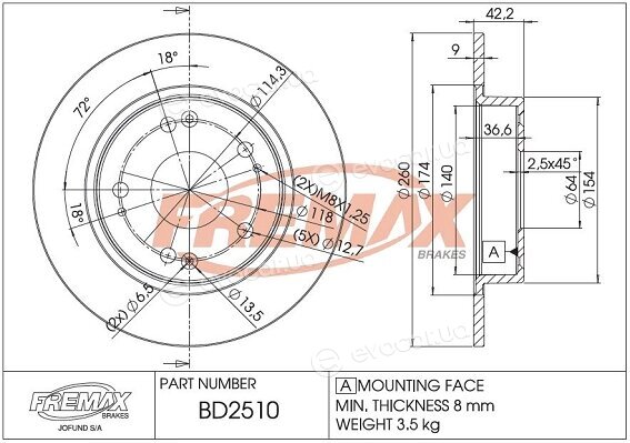 Fremax BD-2510