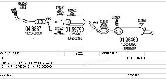 MTS C380198003001