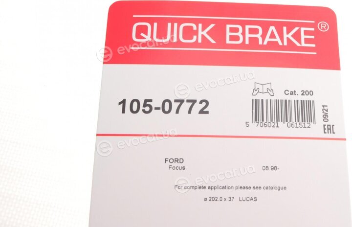 Kawe / Quick Brake 105-0772