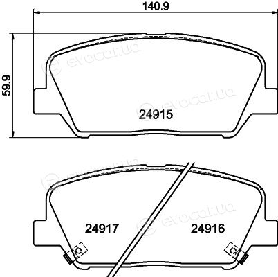 Hella Pagid 8DB 355 020-591