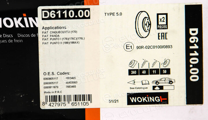 Woking D6110.00