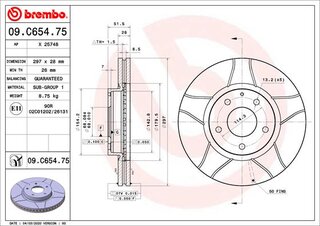 Brembo 09.C654.75