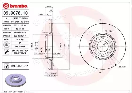 Brembo 09.9078.10