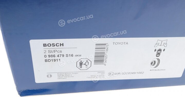 Bosch 0 986 479 S16