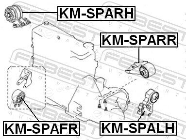 Febest KM-SPARH