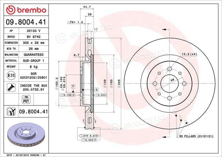 Brembo 09.8004.41