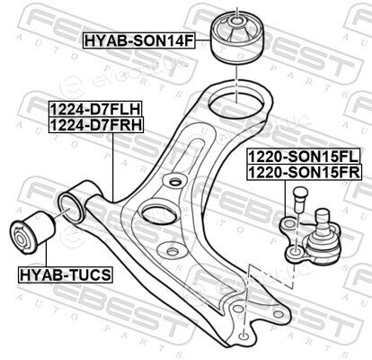 Febest 1220-SON15FL