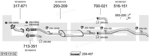 Bosal SYS13132