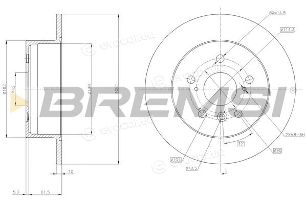 Bremsi CD7980S