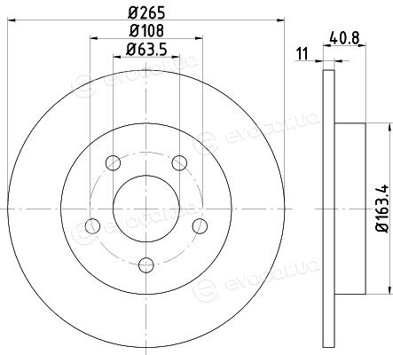 Hella Pagid 8DD 355 111-381