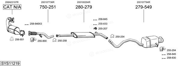 Bosal SYS11219