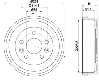 Hella Pagid 8DT 355 303-151