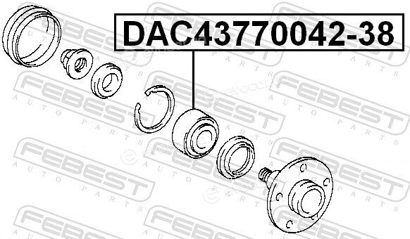 Febest DAC43770042-38