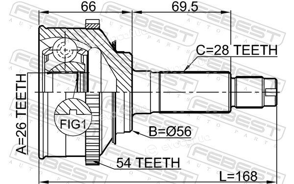 Febest 2210-016A54