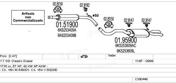 MTS C380449001637