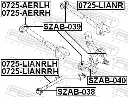 Febest SZAB-040