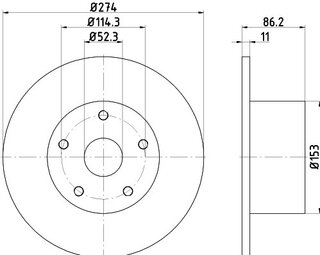 Hella Pagid 8DD 355 117-351