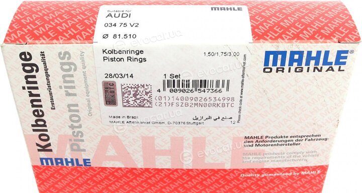 Mahle 034 75 V2