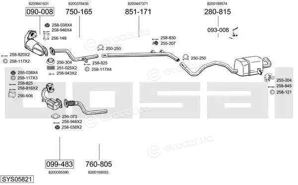 Bosal SYS05821