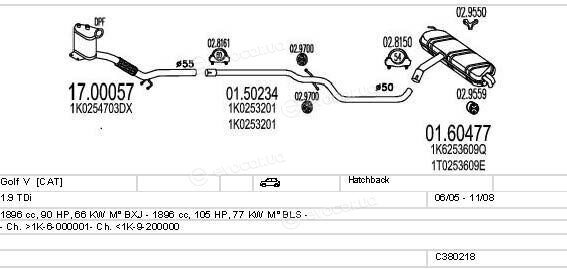 MTS C380218003026