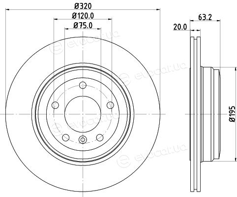 Hella Pagid 8DD 355 109-941