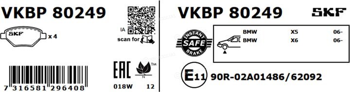 SKF VKBP 80249