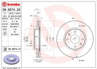 Brembo 09.9574.21