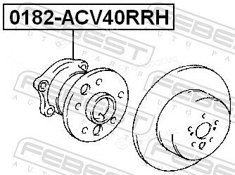 Febest 0182-ACV40RRH