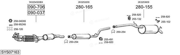 Bosal SYS07163