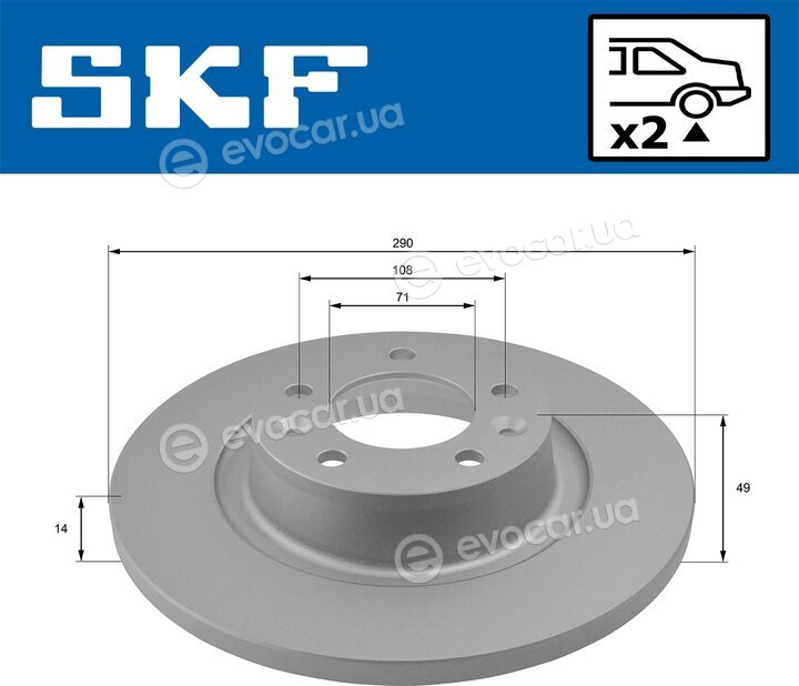 SKF VKBD 90034 S2
