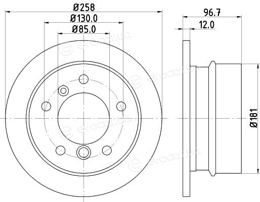 Hella Pagid 8DD 355 128-401