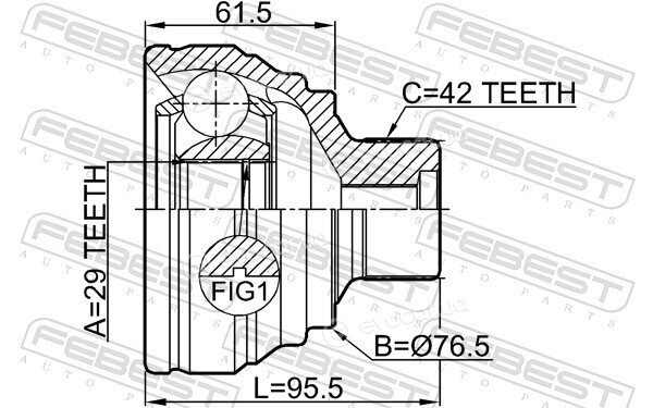 Febest 1710-A5