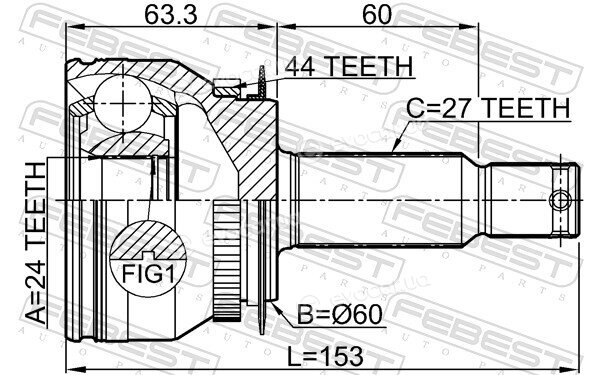 Febest 2210-CER15A44