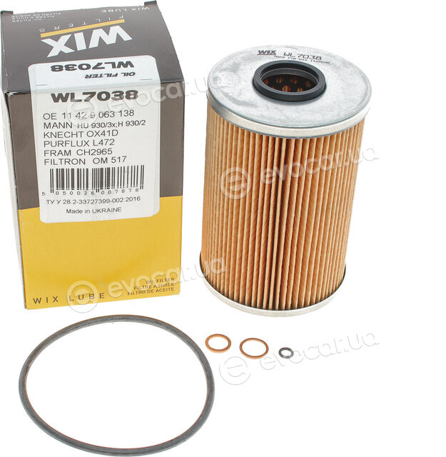 WIX WL7038