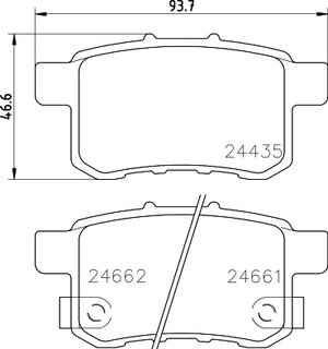 Hella Pagid 8DB 355 013-631