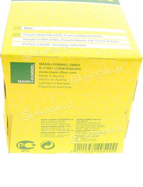 Mann HU 716/2 x