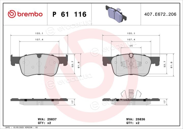 Brembo P 61 116