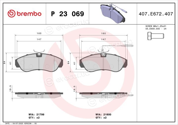 Brembo P 23 069