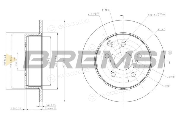 Bremsi CD7704S