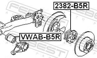 Febest VWAB-B5R