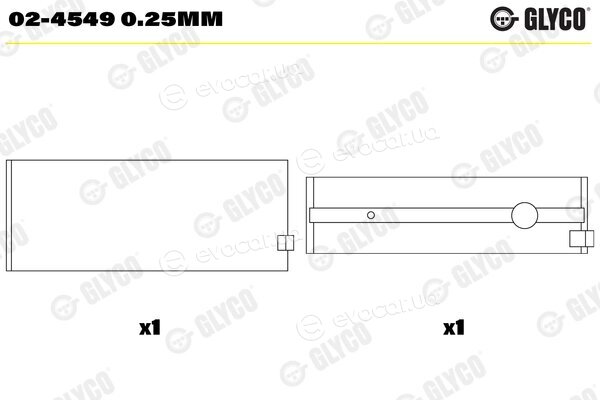 Glyco 02-4549 0.25mm