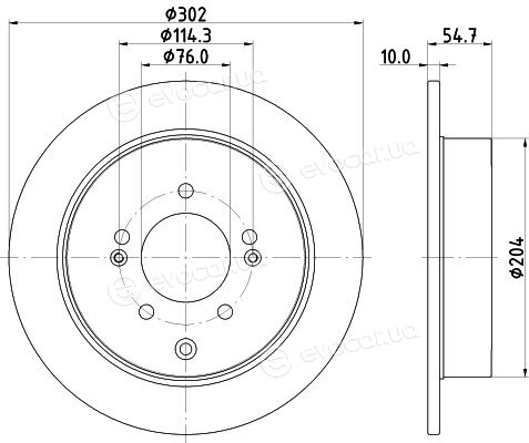 Hella Pagid 8DD 355 126-911