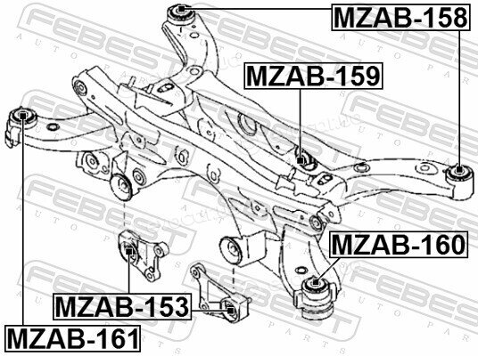 Febest MZAB-158
